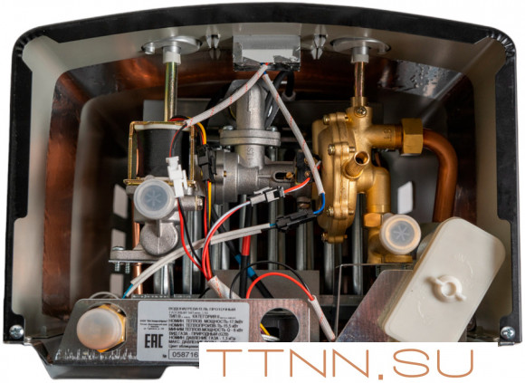 Газовый проточный водонагреватель VilTerm S11 Print (волк) черная