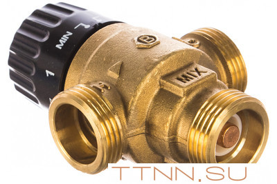 Смесительный клапан STOUT 3/4 НР 30-65°С KV 1,8