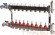 Для отопления Rommer 1"/3/4"x9 с расходомерами (RMS-1210-000009)
