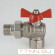 Кран шаровый с накидной гайкой угловой Valtec 3/4 VT.228.N.05