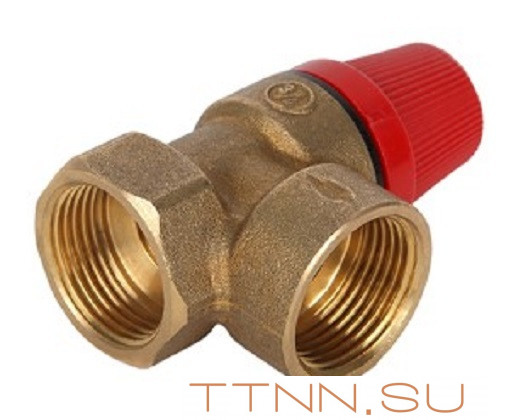 Клапан предохранительный Wester 1/2" 3бар с отв.1/4"