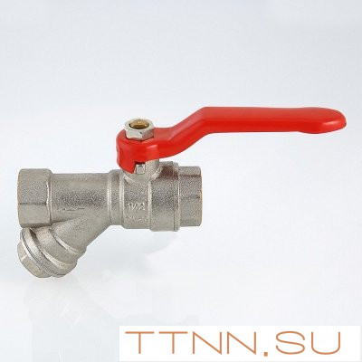 Кран шаровый с фильтром Valtec 1/2 VT.292 FF
