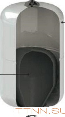 Расширительный бак VALTEC Бак расширительный 16 л. для ГВС БЕЛЫЙ (серый)