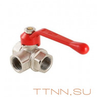 Кран шаровый трехходовой Valtec 1/2 VT.360