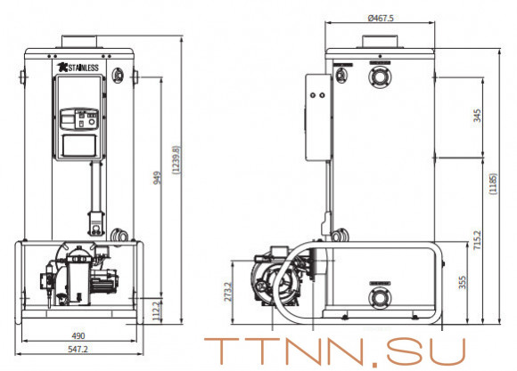 Дизельный котел Navien 735RTD