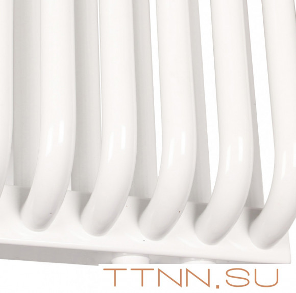 Стальной трубчатый радиатор 2-колончатый Rommer RST 2030/16 нижнее правое подключение RAL9016