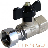 Кран шаровой с накидной гайкой STOUT 1/2"х1/2" SVB-0009-000015