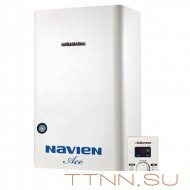 Газовый настенный котел Navien atmo 20 AN White двухконтурный, открытая камера 20 кВт