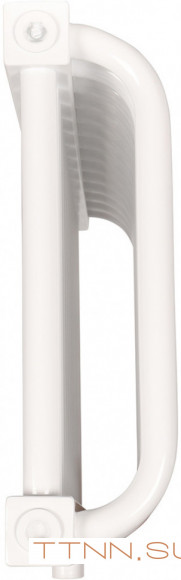 Стальной трубчатый радиатор 2-колончатый Rommer RST 2030/22 нижнее правое подключение RAL9016