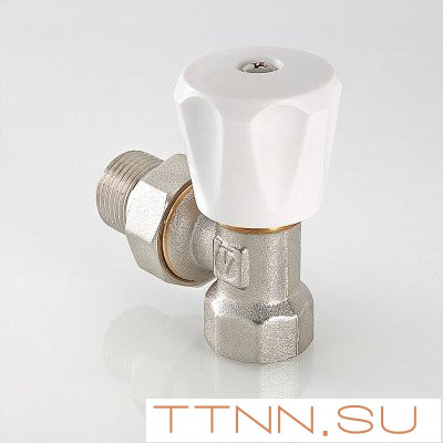 Клапан ручной угловой компактный Valtec 1/2 VT 007.LN