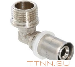 Фитинг пресс угольник 90° VALTEC VTm.253.N.002605 26x3/4"