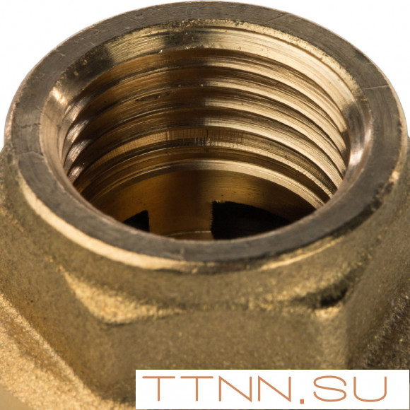 Клапан обратного хода с металлическим седлом STOUT 1/2"