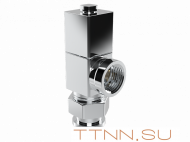 Ручной регулировки вентиль Royal Thermo хром, ручка куб 1/2