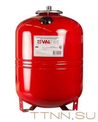 Расширительный бак VALTEC Бак расширительный для отопления 150л. КРАСНЫЙ (с ножками)