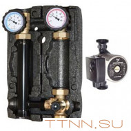 Насосная группа HOOBS DN25 (1"вр х 1 1/2"нр), с 3-х ход. клапаном, с насосом UPSO25-65