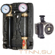 Насосная группа HOOBS DN25 (1"вр х 1 1/2"нр), с насосом UPSO25-65