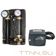 Насосная группа HOOBS DN25, с 3-х ход. клапаном, без насоса, с сервоприводом (3-х поз., 120 сек., 5 N·m, 230 В)