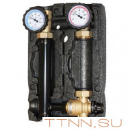 Насосная группа HOOBS DN25, с термосмесителем, без насоса (20°С…..45°С)