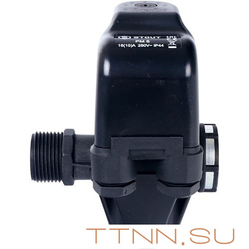 Реле давления для водоснабжения со встроенным манометром STOUT PM5-3W, 1-5 бар
