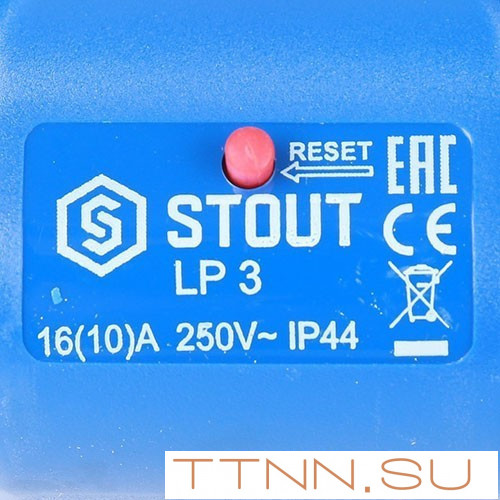 Реле сухого хода STOUT LP/3, 0-4 бар, 1/4"