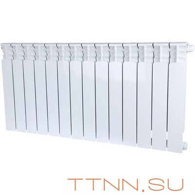 Биметаллический радиатор STOUT SPACE 500 нижнее 14 секций (SRB-0320-050014)