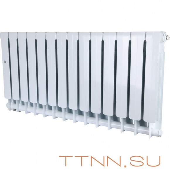 Биметаллический радиатор STOUT SPACE 500 нижнее 14 секций (SRB-0320-050014)