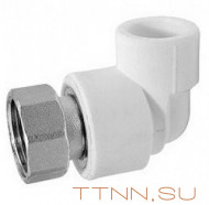 Угольник с накидной гайкой Valfex 32х3/4"