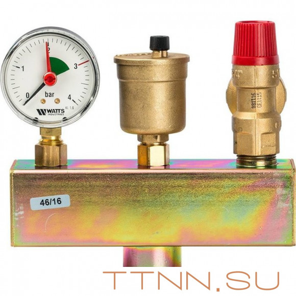 Манометр аксиальный Watts F+R101(MHA) 80/4x1/4"