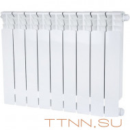 Биметаллический радиатор STOUT SPACE 500 нижнее 9 секций (SRB-0320-050009)