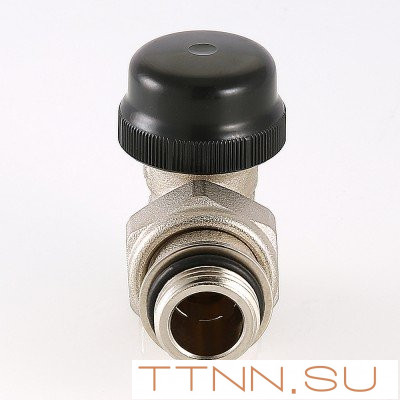 Клапан термостатический для радиатора угловой с преднастройкой Valtec KV 0,1-0,6 1/2" VT.037.N.04 Клапан термостатический для радиатора угловой с преднастройкой Valtec KV 0,1-0,6 1/2" VT.037.N.04