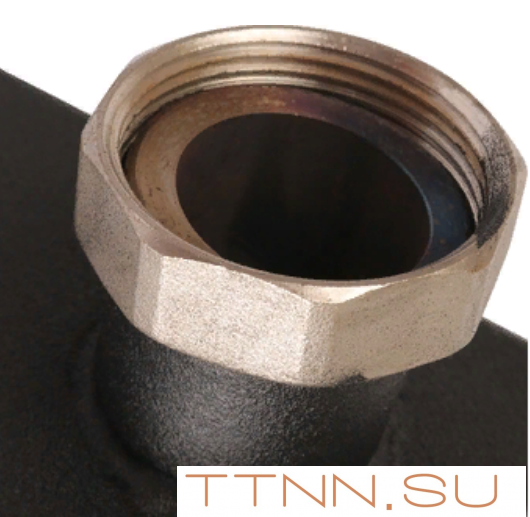 Стальной распределительный коллектор Rommer 2 контура 11/2х11/2