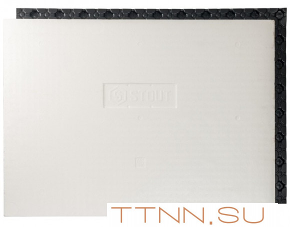 Мат для теплого пола STOUT с бобышками черный 1100х800х20 SMF-0001-110802