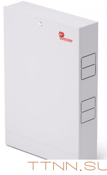 Распределительный шкаф Wester Шкаф коллекторный наружный ШРНГ-6-180 (Ш 1147 х Г 180 х В 652-715)