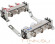 Для отопления Rommer 1"/3/4"x3 с расходомерами (RMS-1200-000003)