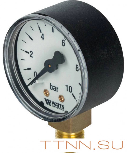 Манометр радиальный Watts F+R200 (MDR) 63/ 10x1/4"