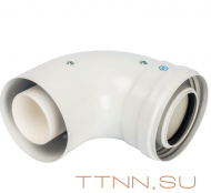 Отвод STOUT 90° DN60 для конденсационного котла