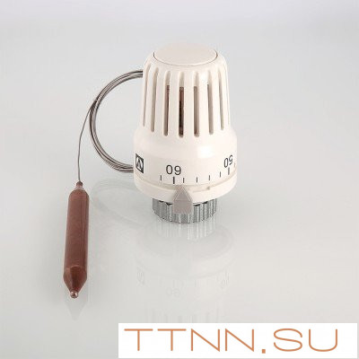 Термоголовка с погружным датчиком  диапазон регулировки Valtec 20-70С 2м VT.3011.0.0