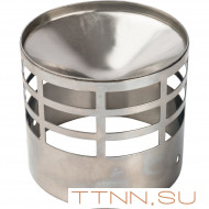 Решетка STOUT из нержавеющей стали DN80 для дымоотводящей трубы