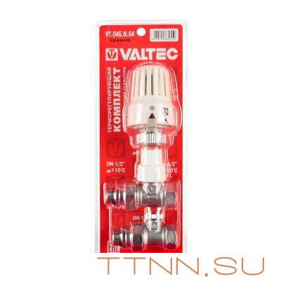Комплект терморегулирующий для радиатора прямой Valtec 1/2 VT 046 N 4