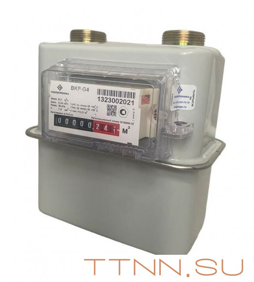 Газовый счетчик ВКР-G4 Левый