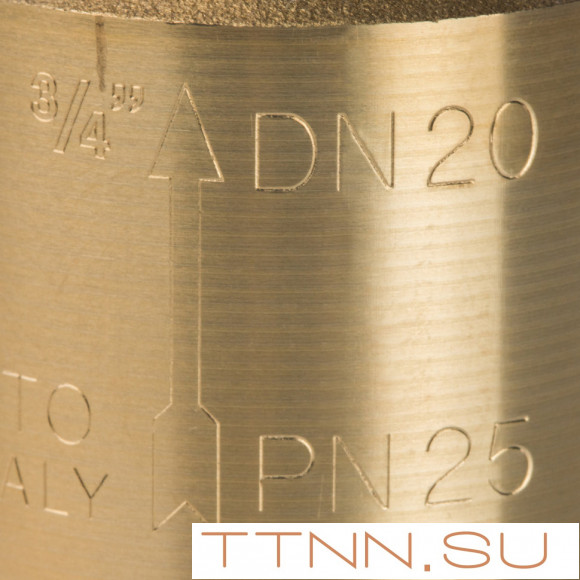 Клапан обратного хода с металлическим седлом STOUT 3/4"