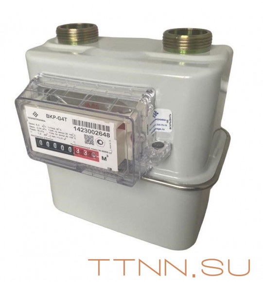 Газовый счетчик ВКР-G4Т Левый