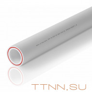 Труба полипропиленовая армированная стекловолокном Акватек 63x8.6 PN20 PP-FIBER