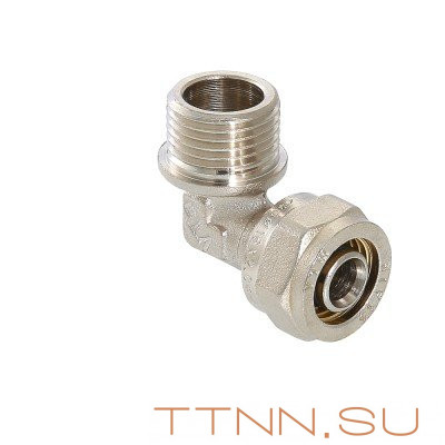 Фитинг обжимной угольник 90° VALTEC VTm.353.N.002605 26x3/4 с переходом на наружную резьбу