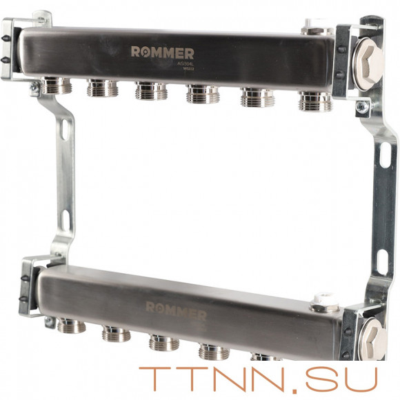 Для отопления Rommer 1"/3/4"x6 для радиаторной разводки (RMS-4401-000006)