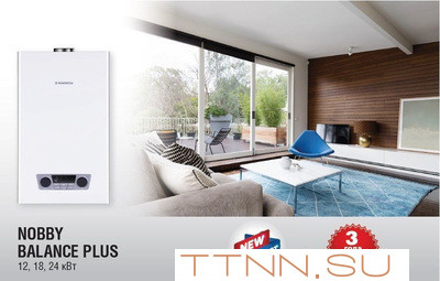 Настенный газовый котел Kentatsu Nobby Balance Plus 24-2CS