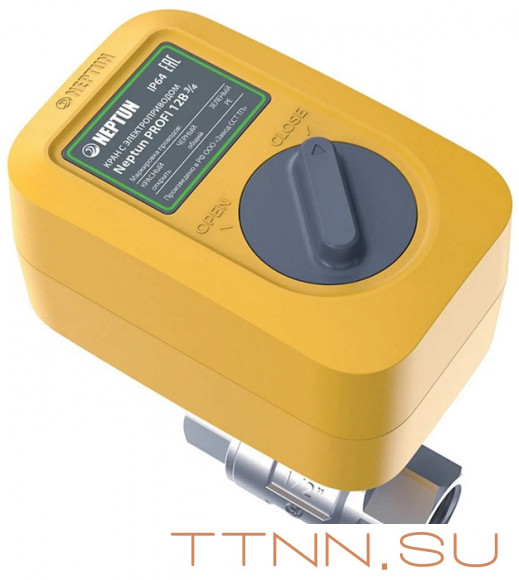 Кран с электроприводом Neptun PROFI 12В 3/4