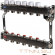 Для отопления Rommer 1"/3/4"x6 с запорными клапанами (RMS-3201-000006)