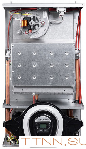 Настенный газовый котел Federica Bugatti 12 VARME (латунная гидрогруппа)