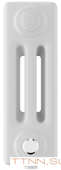 Стальной трубчатый радиатор 3-колончатый Royal Thermo Insignia VC3030 - 28 секц. RAL9016, нижнее 1/2